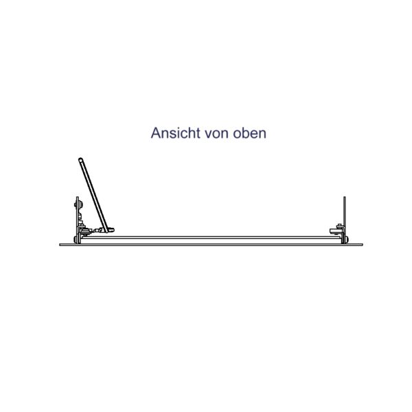 Produktbild WAD 146 460  -  Wandauslass WAD Rahmen mit Klappdeckel Typ 46, weiss